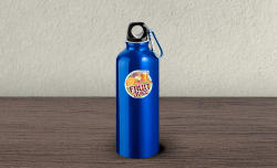 Squeeze Alumínio com Bico e Mosquetão 500ml Impressão DTF