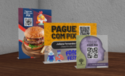 Display PIX Acrílico 
